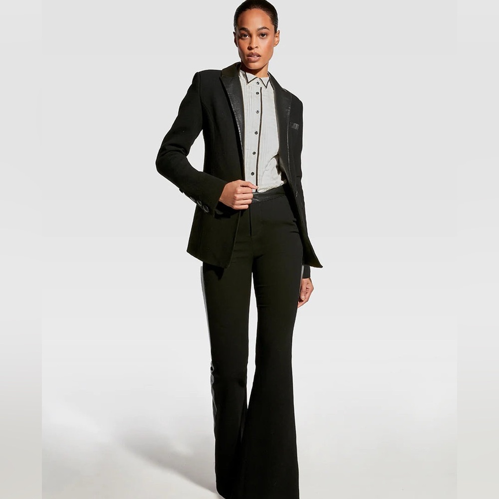 ASbyDF Rory Tuxedo Jacket- black - Picture 3 of 3